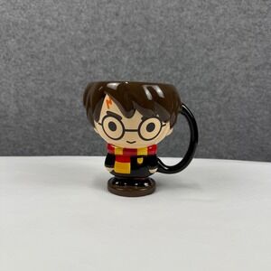 Silver Buffalo Harry Potter 3D Sculpted Ceramic Mug 20oz Chibi Gryffindor Scarf